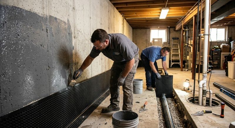 Basement Walls Waterproofing in Montgomery, AL