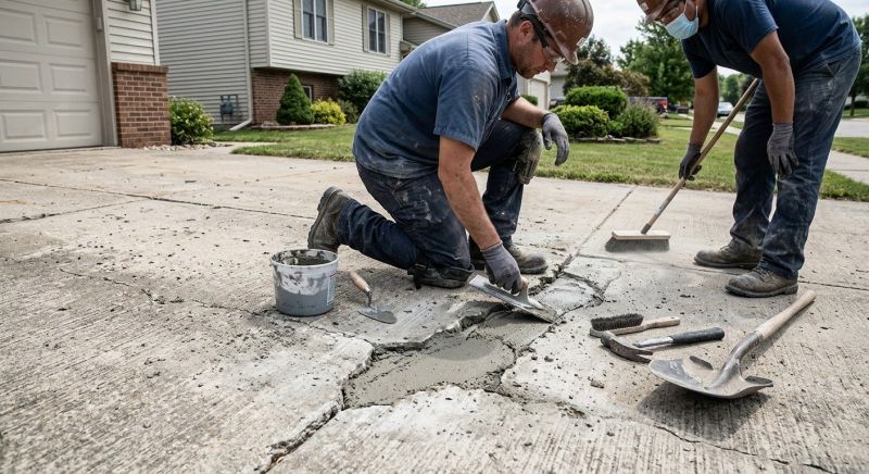 Concrete Pavement Repair in Des Moines, IA