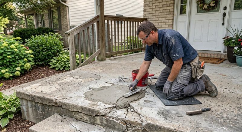 Cracked Concrete Repair in Miami Dade County, FL