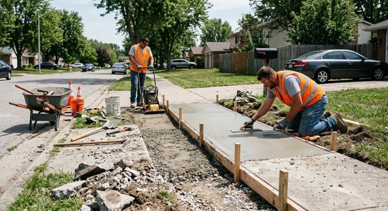 Sidewalk Repair in Des Moines, IA